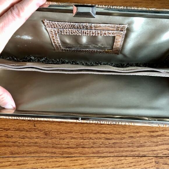 Hobo International Pink Neutral Clutch removable strap Crossbody Handbag - Picture 8 of 12